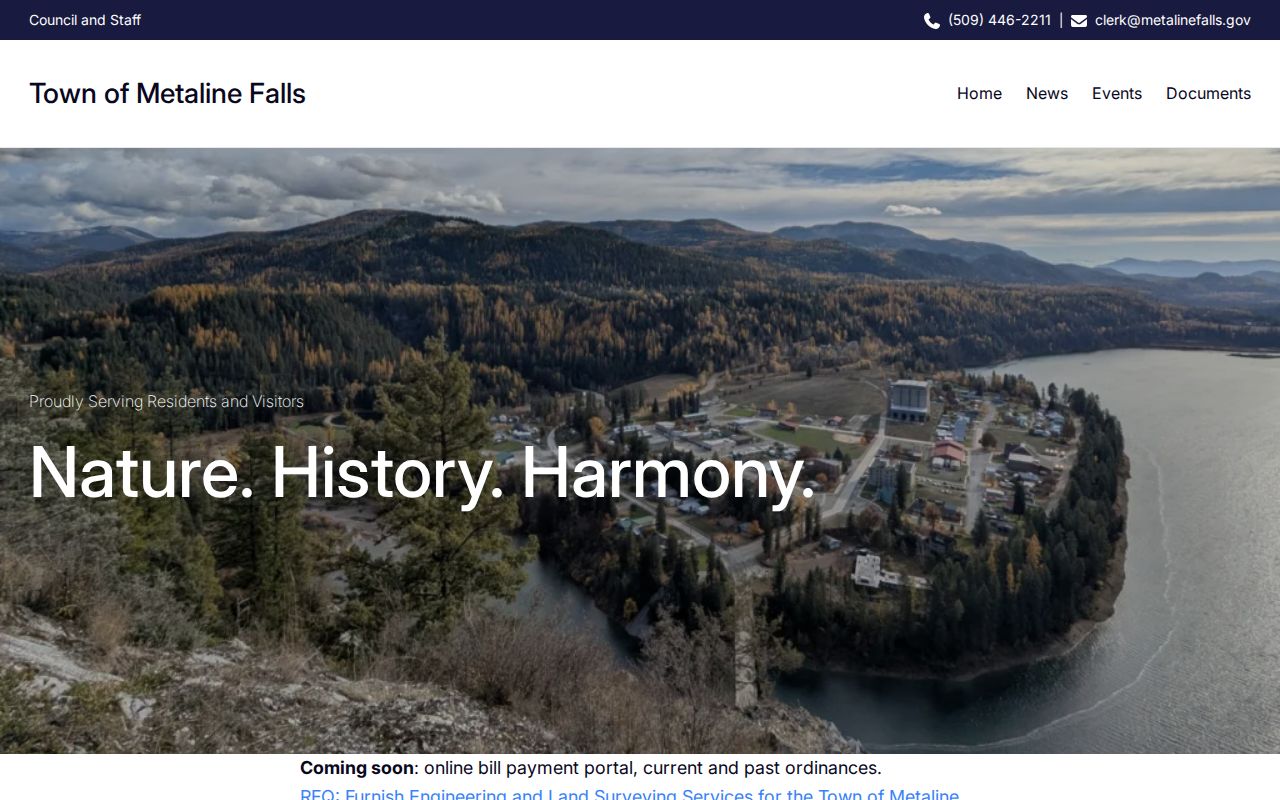 Pend Oreille County Metaline Falls booking-record town and Sheriff source