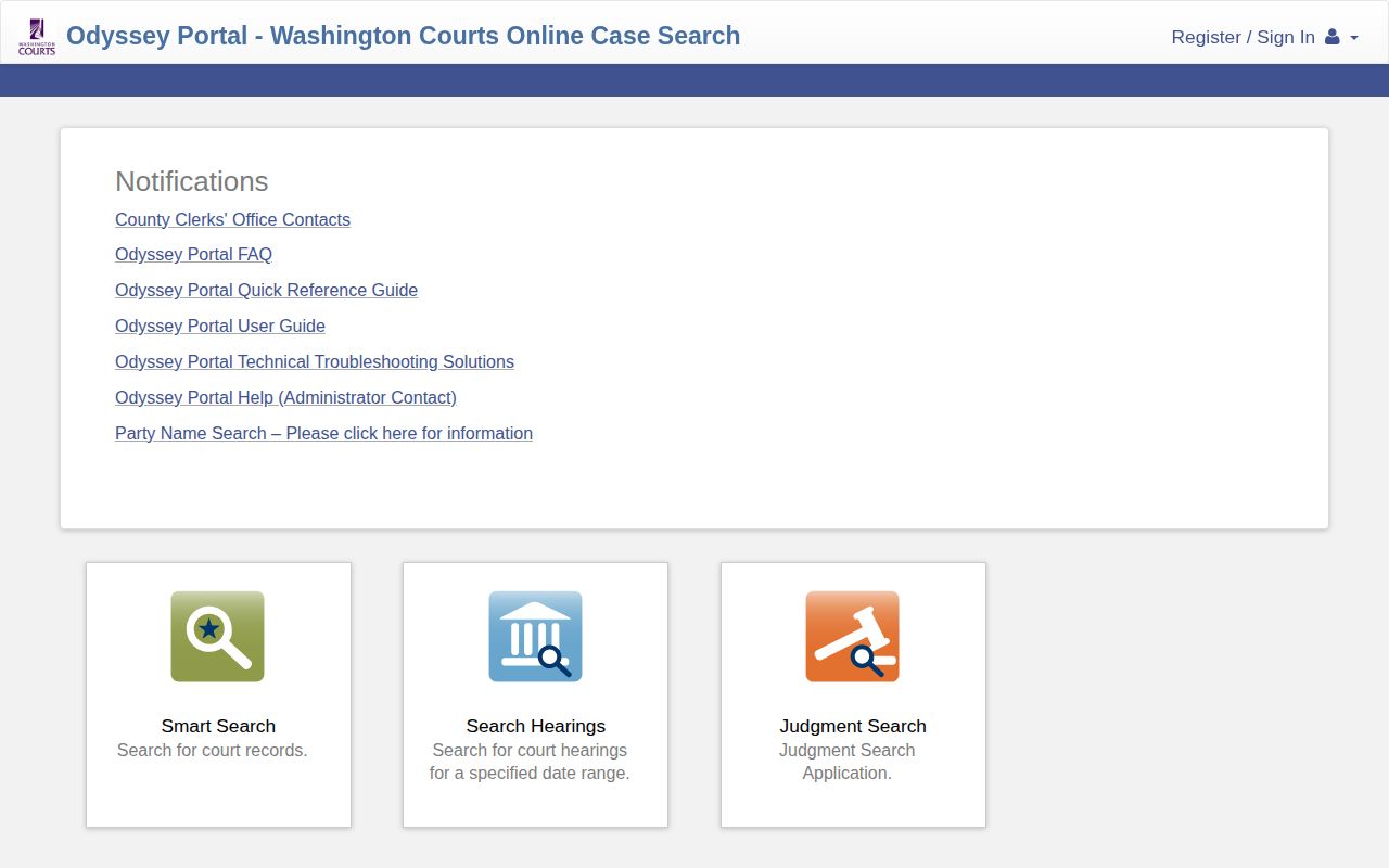 Washington court disposition record source after Pend Oreille County booking